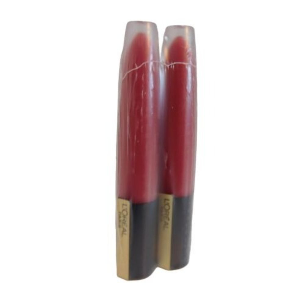 2PK  L'oreal Rouge Signature Lasting Matte Liquid Lipstick, 458 Admired